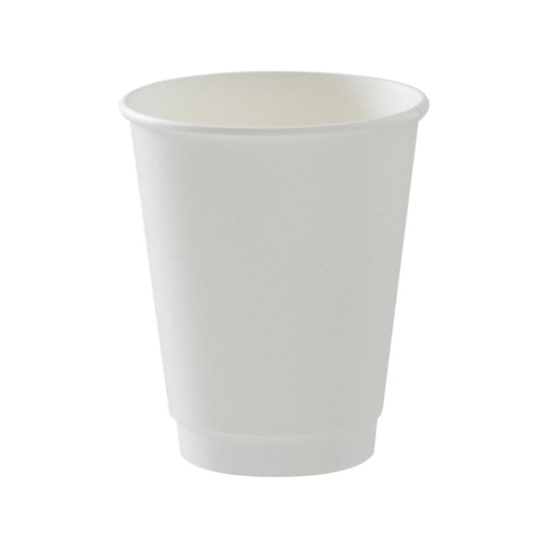 【40点】紙コップ エアウォールカップ ホワイト 260ML 25枚入 サンナップ 00817996
