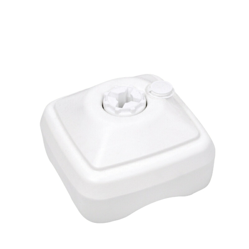 【5点】販促用品 注水式のぼり竿用スタンド 11L 白 友屋 00820561