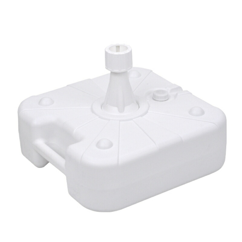 【5点】販促用品 注水式のぼり竿用スタンド 20L 白 友屋 00820594