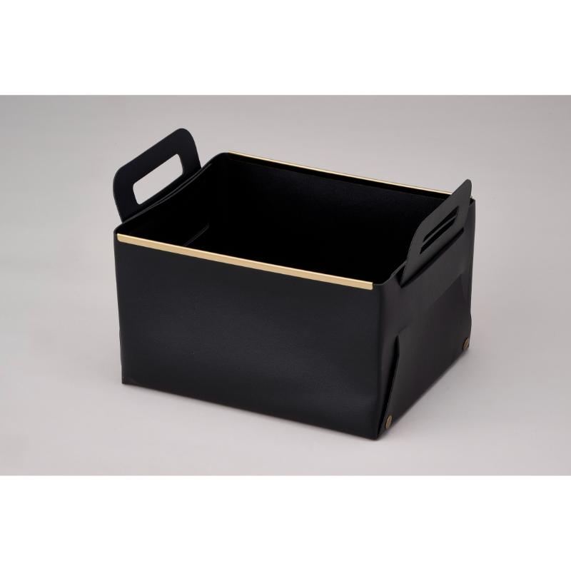 【24点】売場備品 フェイクレザー CUBEケース M BLACK パール金属 00815999 28,014円