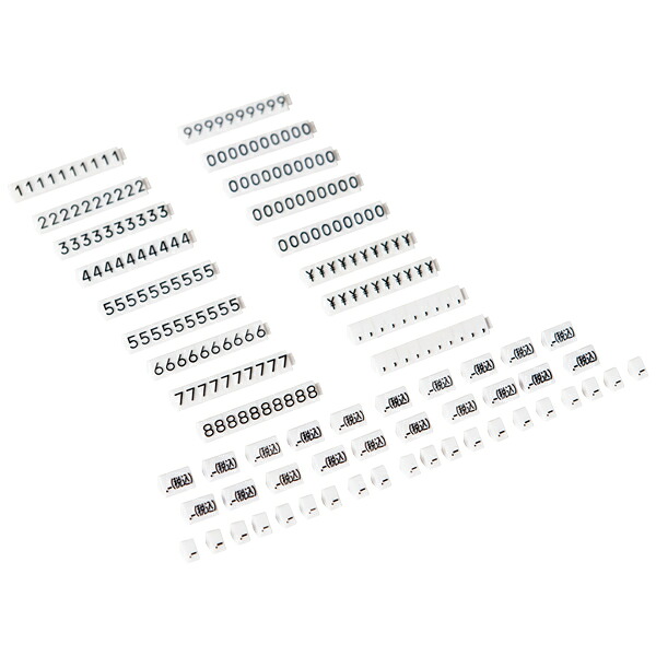 【10点】陳列備品 ニュープライスキューブセット S 白/黒字 友屋 00825345|プロステアウトレット