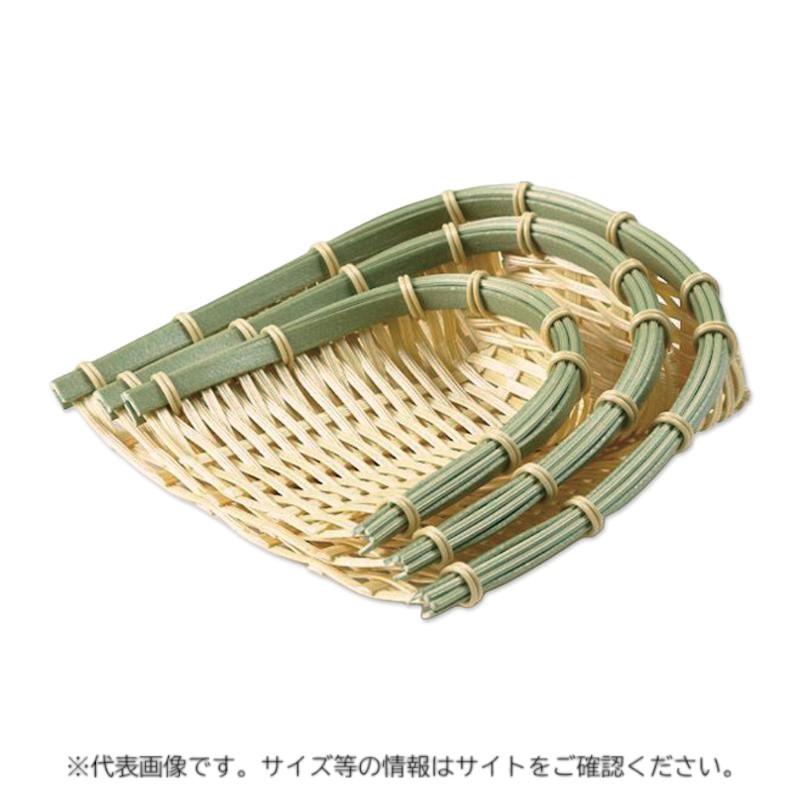 【100点】飲食店備品 樹脂身竹箕ざる 12号 萬洋 00842259