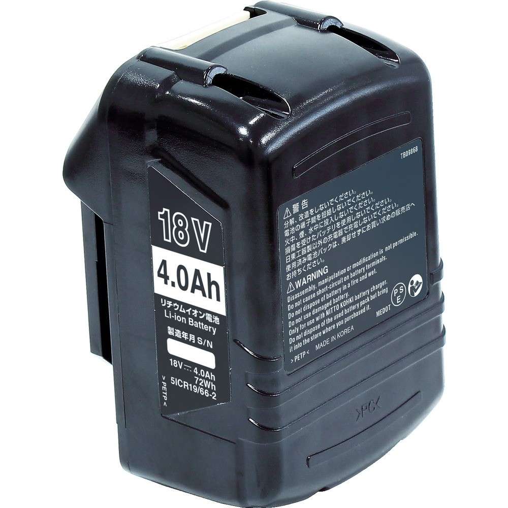 【製造会社直送T】 日東  都度積もり書き品 ＣＬＡ－２２００Ａ用独居室容器に並べる １８Ｖ ４．０Ａｈ ５０６７１（ＴＢ０９８６７） NO.50671