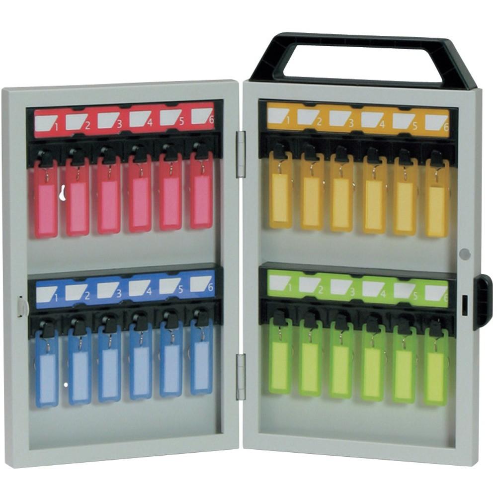 緑十字 キーボックス 24個吊用 KB−24 H363×W220×D64mm ダイヤル錠 199024|ものづくり本舗 店