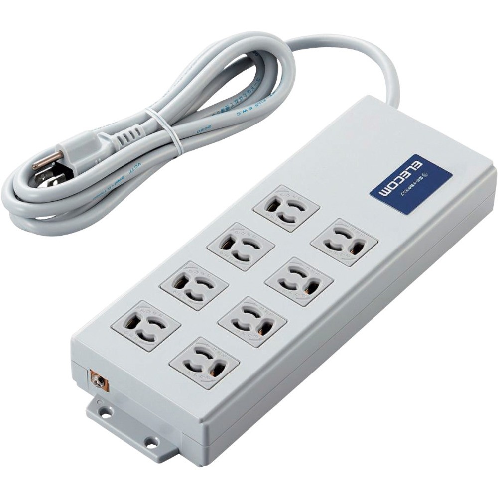 【製造会社直送T】 ＥＬＥＣＯＭ 法人用水道栓 ボックス席型 ３Ｐ８口 ２ｍ 一括取り替えっこ 雷かばい立て 響動めき水漉し T-H0520SKFR