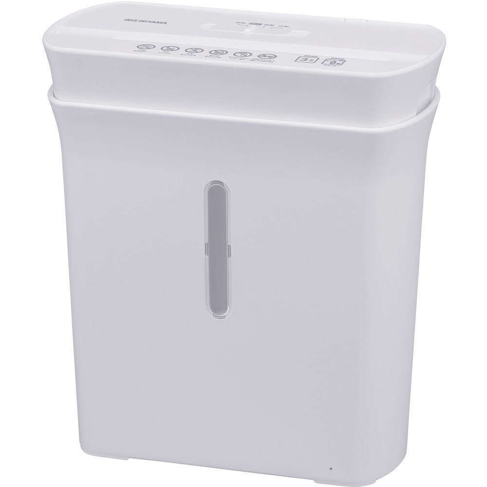 【製造会社直送T】 ＩＲＩＳ １０２８６６ パーソナルシュレッダー 白いこと なおなお書き-A8C-W