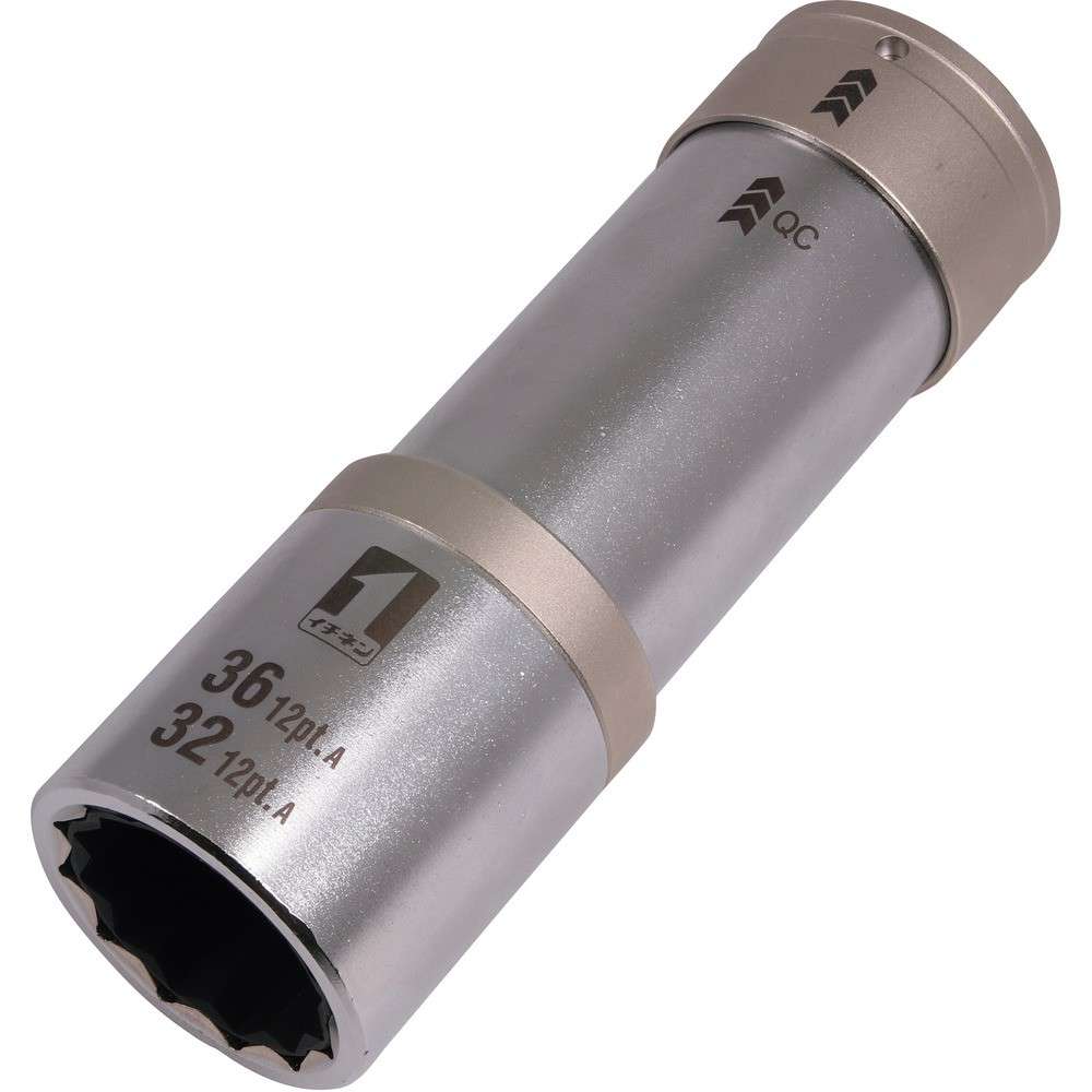 【製造会社直送T】 ＭＵＳＴＴＯＯＬ ＱＣソケット ダブル ３２／３６粍 １２角 ＩＭ－６Ｗ３２３６ＩＳＬ－１２Ｋ 19876