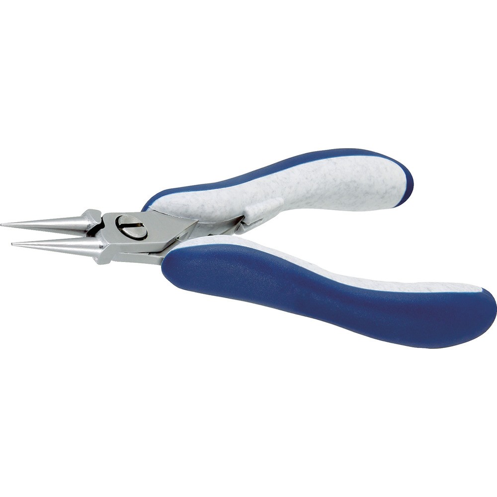 【製造会社直送T】 ｉｄｅａｌｔｅｋ ＥＳＤ委しいペンチ 丸 １３５粍 ES6041-CR-BG-IT