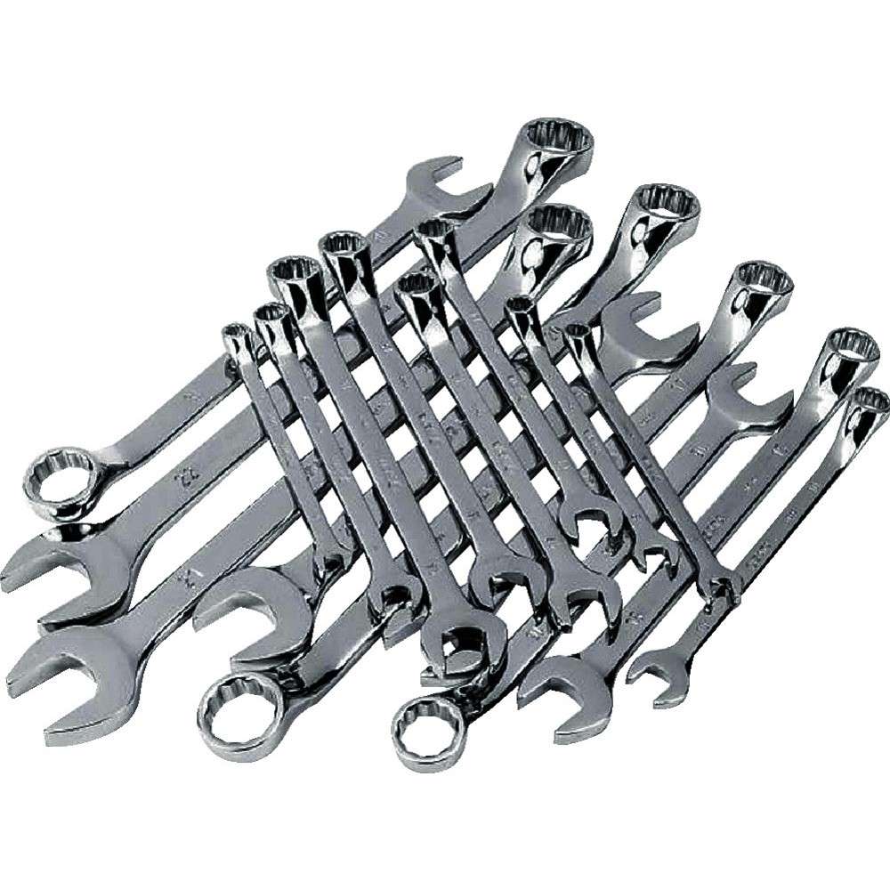 【製造業者直送T】 ＳＡＴＡ オフセットコンビネーションレンチセット［１７点］ ST08018-02