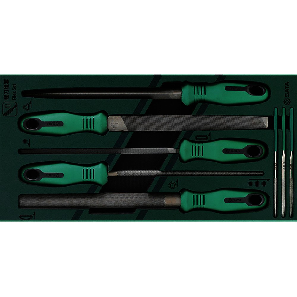 【製造会社直送T】 ＳＡＴＡ ヤスリセット（８点） 09910A