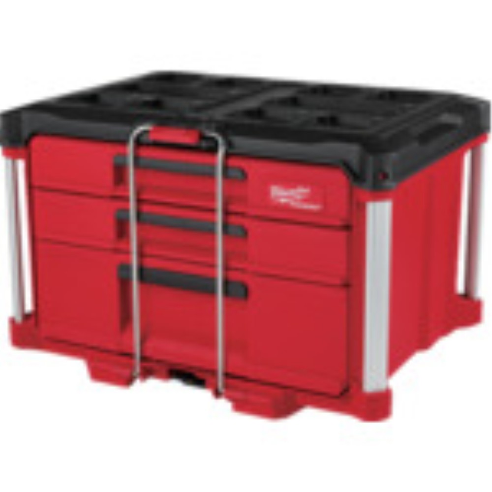 【製造会社直送T】 ｍｉｌｗａｕｋｅｅ 物の具箱 ＰＡＣＫＯＵＴ マルチ大きさ引き出し納める ３段 48-22-8447