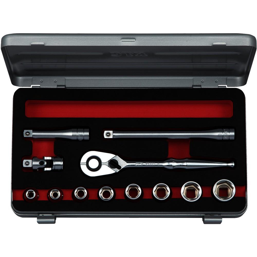 ＫＴＣ　９．５ｓｑ．ソケットセット（六角）［１２点］　TB312A｜ものづくり本舗 店