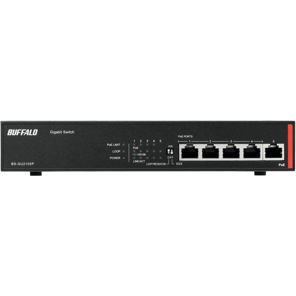 【製造会社直送T】 ＢＵＦＦＡＬＯ 法人向け Ｇｉｇａ相応う Ｌａｙｅｒ２ アンマネージスイッチ ５界面 BS-GU2105P