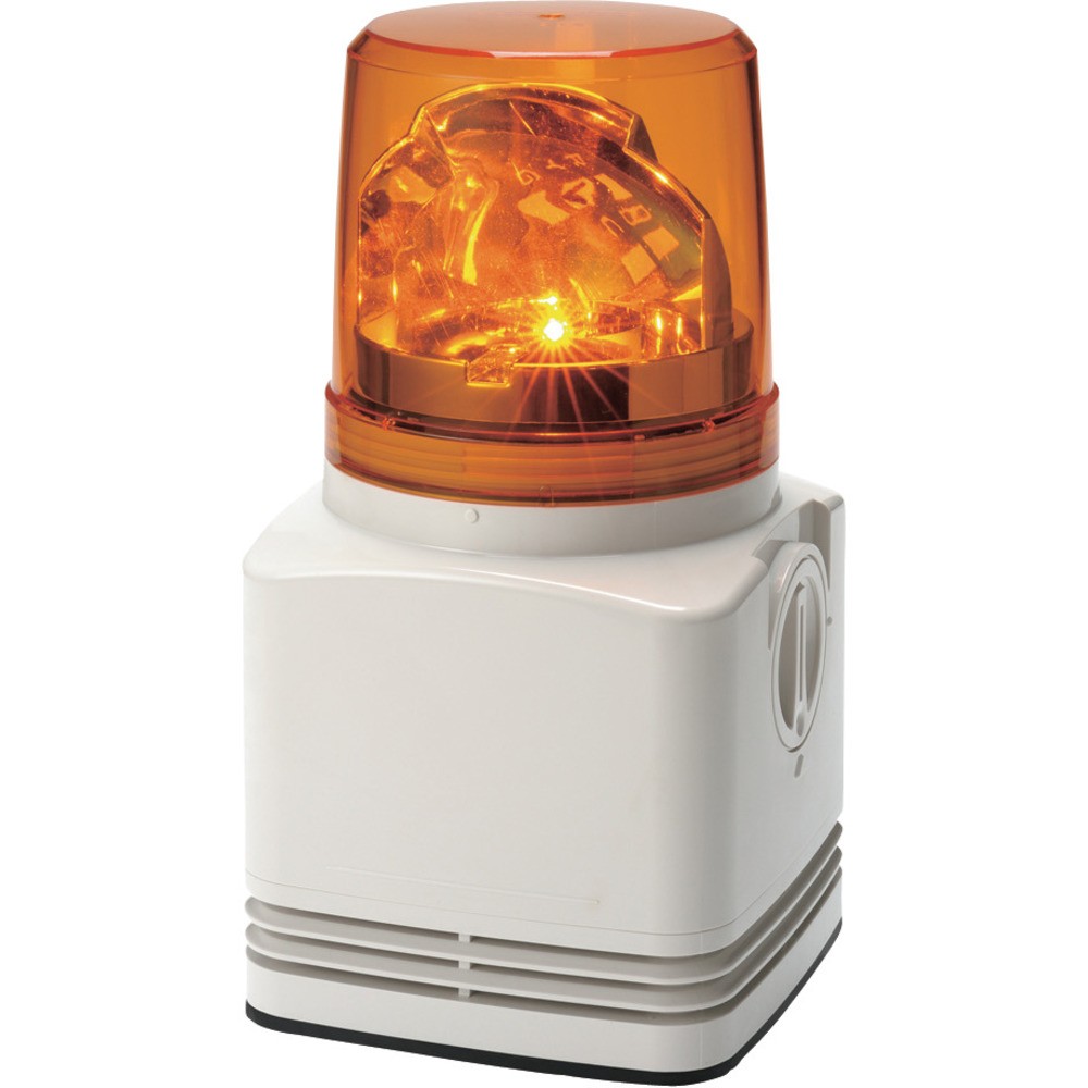 【製造業者直送T】 ＰＡＴＬＩＴＥ 陰電子音内蔵ＬＥＤ回転させる灯 色：黄 RFT-100A-Y