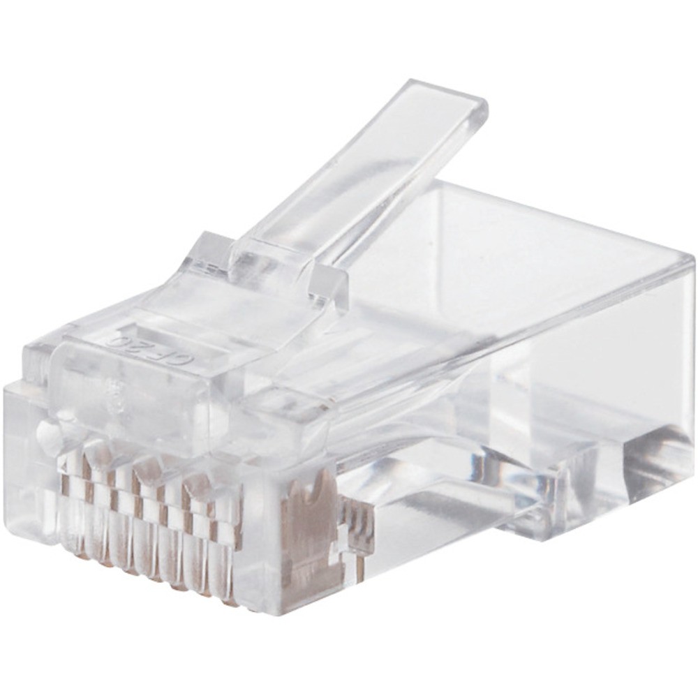 【製造会社直送T】 ＥＬＥＣＯＭ ＲＪ４５繋ぎ ＣＡＴ６・ＣＡＴ６Ａ相応う 単線・ヨリ線相応う １００個入り口・入口 LD-6RJ45T100