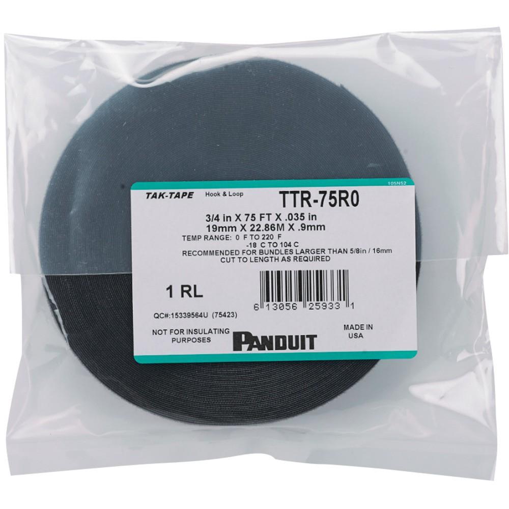 【製造業者直送T】 ＰＡＮＤＵＩＴ タック磁気テープ（一巻き手合い）２２．８ｍＸ１巻入り口・入口 TTR-75R0