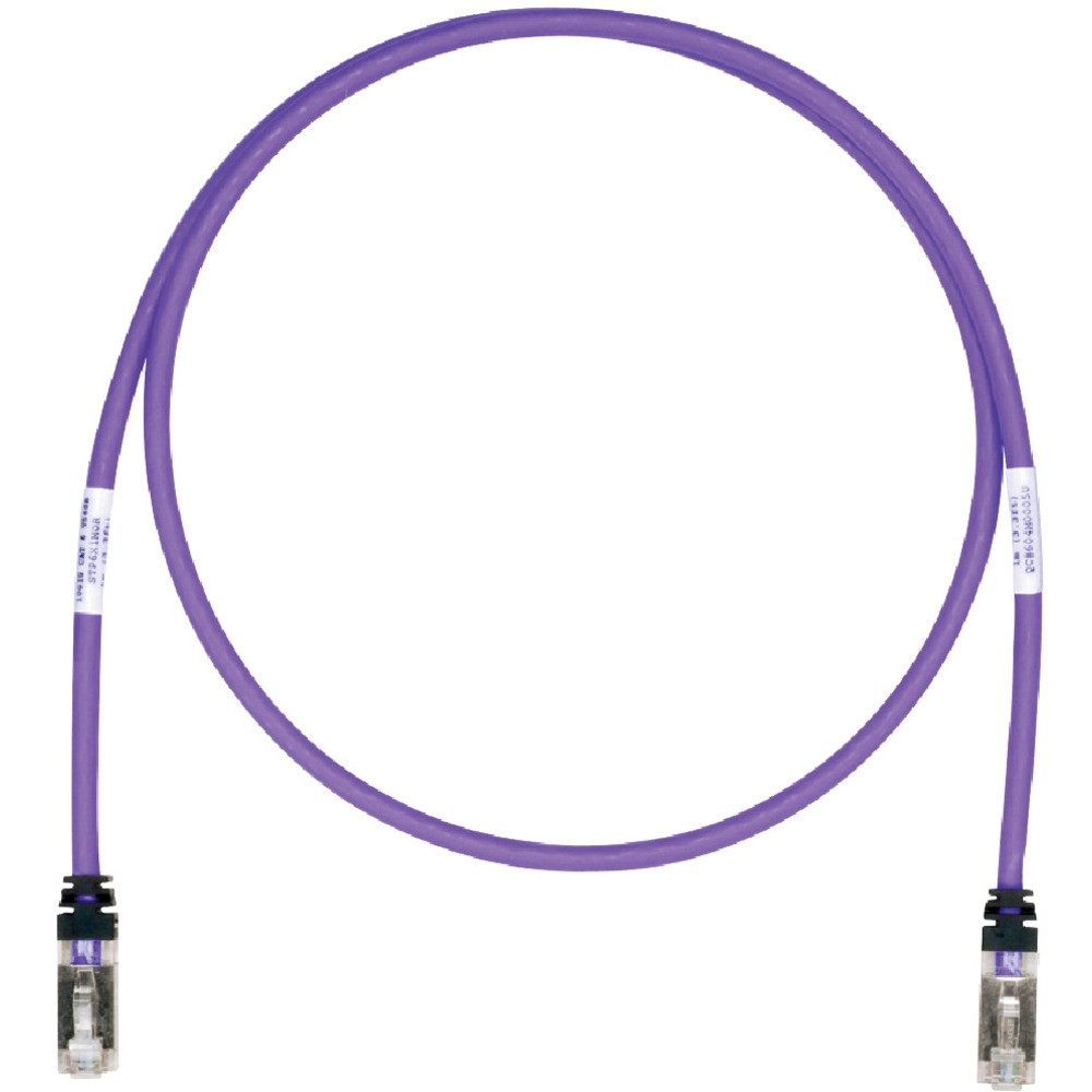【製造会社直送T】 ＰＡＮＤＵＩＴ ＣＡＴ６Ａ／ＣＡＴ６ 遮蔽物パッチコード １５ｍ 紫 ＳＴＰ６Ｘ１５ＭＶＬ STP6X15MVL