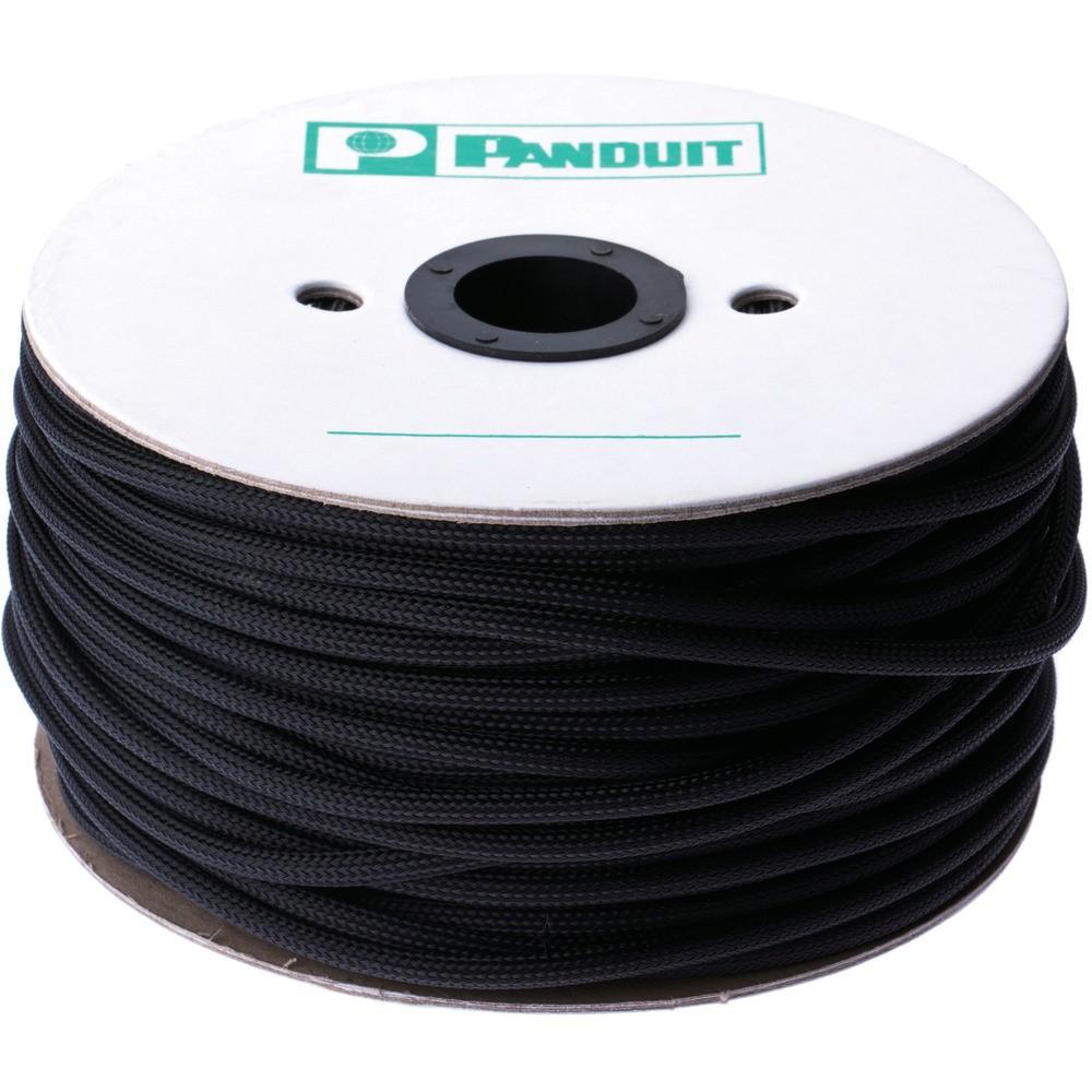 【製造業者直送T】 ＰＡＮＤＵＩＴ スーパーネットチューブ（ほつれ押しとどめる手合い） 黒 外径１９．１粍 ３０．４８ｍ SE75PSC-CR0