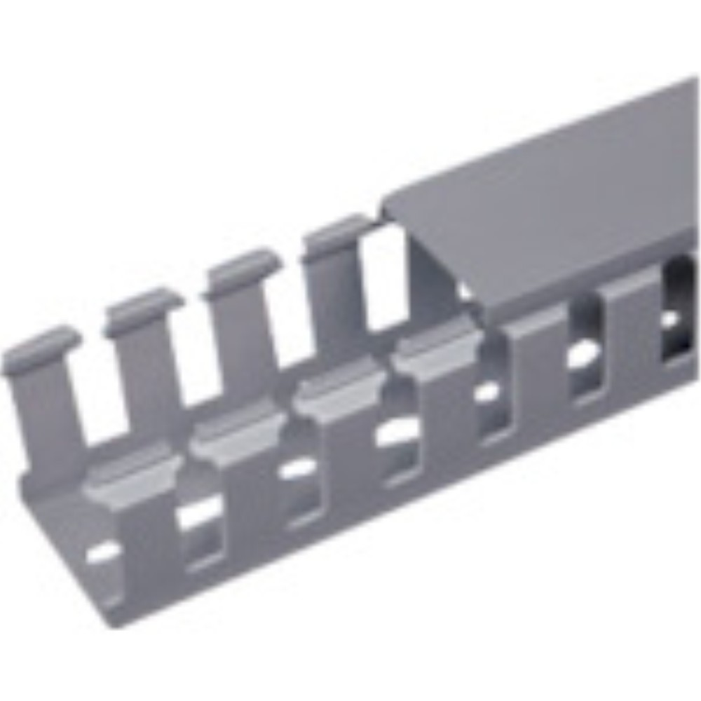 【製造会社直送T】 ＰＡＮＤＵＩＴ ＮＮＣ手合い架線導管変性ＰＰＨＯＸ製ノンハロゲンライトグレー２４．６×４８．０ ２Ｍ（米突） １本 NNC25X50LG2