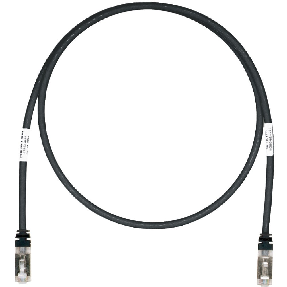 【製造会社直送T】 ＰＡＮＤＵＩＴ ＣＡＴ６Ａ／ＣＡＴ６ 遮蔽物パッチコード １５ｍ 黒 ＳＴＰ６Ｘ１５ＭＢＬ STP6X15MBL