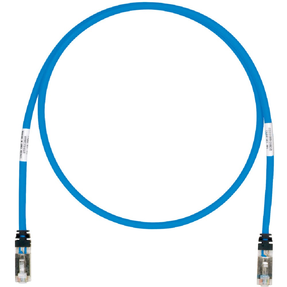 【製造会社直送T】 ＰＡＮＤＵＩＴ ＣＡＴ６Ａ／ＣＡＴ６ 遮蔽物パッチコード １５ｍ 青 ＳＴＰ６Ｘ１５ＭＢＵ STP6X15MBU