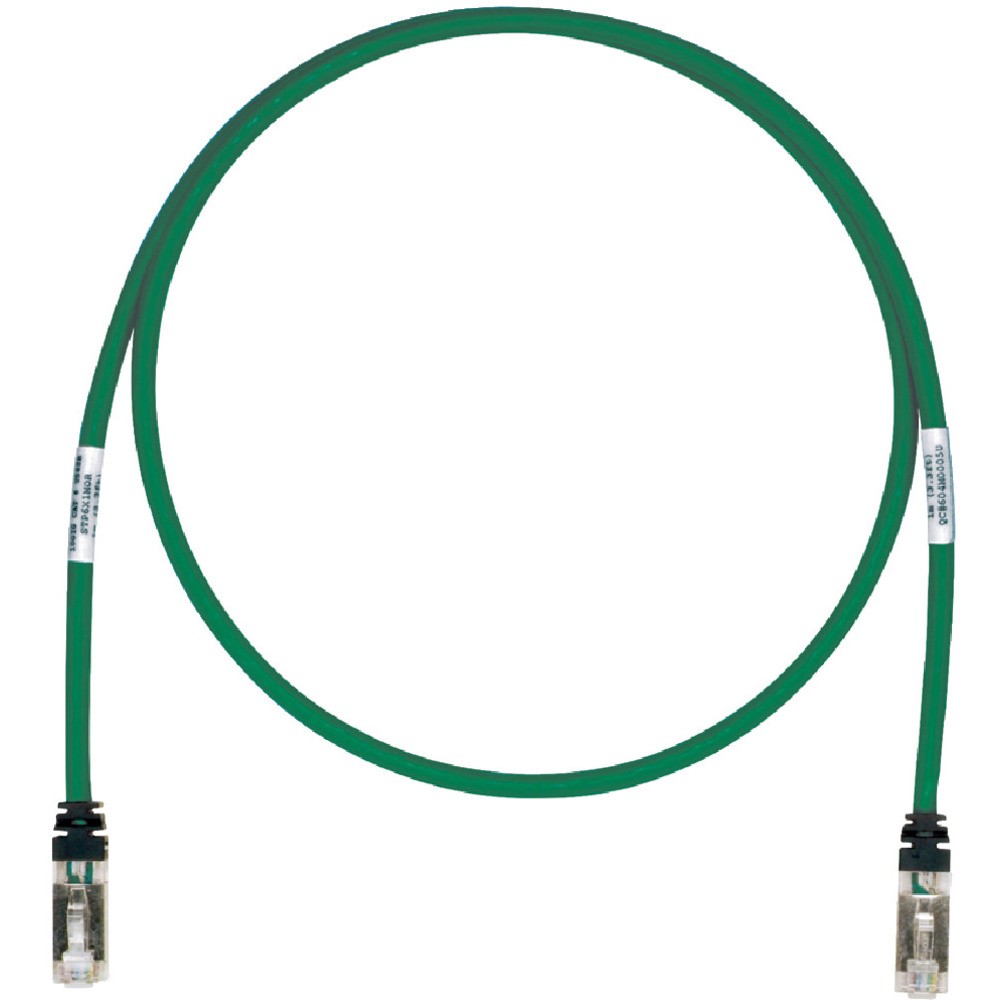 【製造会社直送T】 ＰＡＮＤＵＩＴ ＣＡＴ６Ａ／ＣＡＴ６ 遮蔽物パッチコード １５ｍ 緑 ＳＴＰ６Ｘ１５ＭＧＲ STP6X15MGR