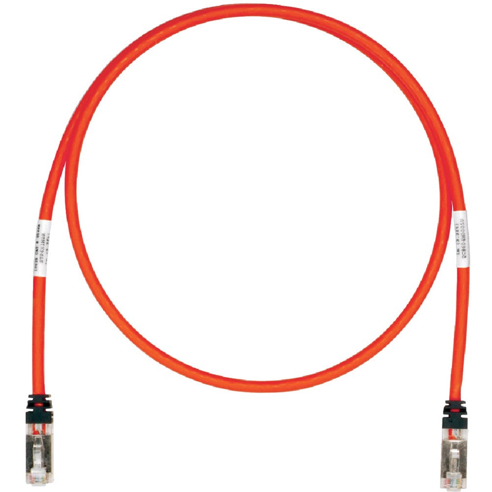PANDUIT CAT6A/CAT6 シールドパッチコード 40m 赤 STP6X40MRD STP6X40MRD|ものづくり本舗 店