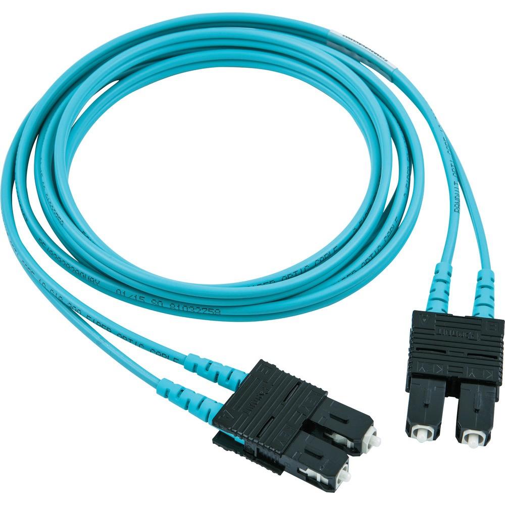 【製造業者直送T】 ＰＡＮＤＵＩＴ グラスファイバーパッチコード ＯＭ３（低損失物手合い） 両端ＳＣデュプレックス ＬＳＺＨ ５ｍ FX23LSNSNSNM005