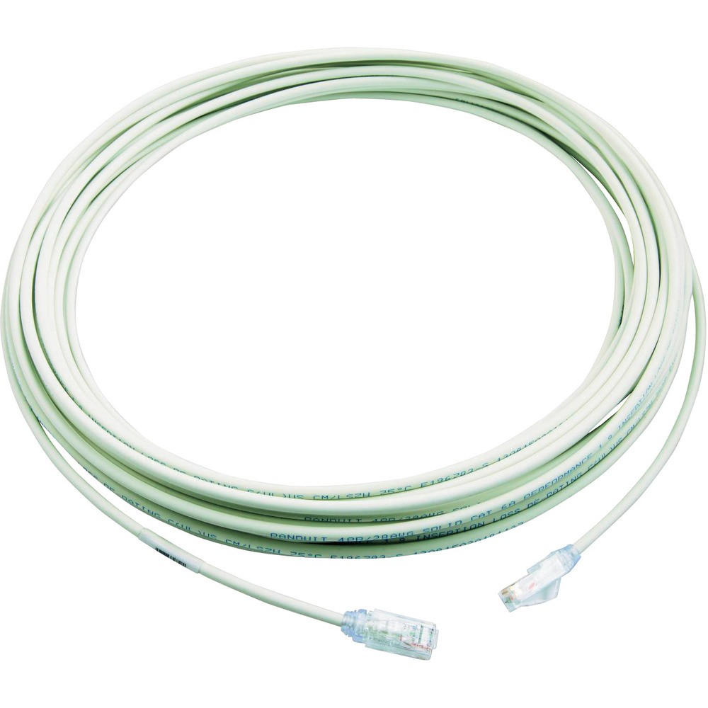 【製造業者直送T】 ＰＡＮＤＵＩＴ 範疇６Ａ細径パッチコード １５ｍ 象牙色 ＵＴＰ２８Ｘ１５Ｍ UTP28X15M