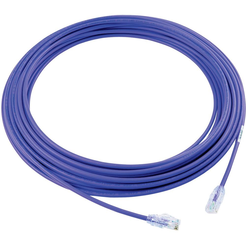 【製造業者直送T】 ＰＡＮＤＵＩＴ 範疇６Ａ細径パッチコード １５ｍ 紫 ＵＴＰ２８Ｘ１５ＭＶＬ UTP28X15MVL