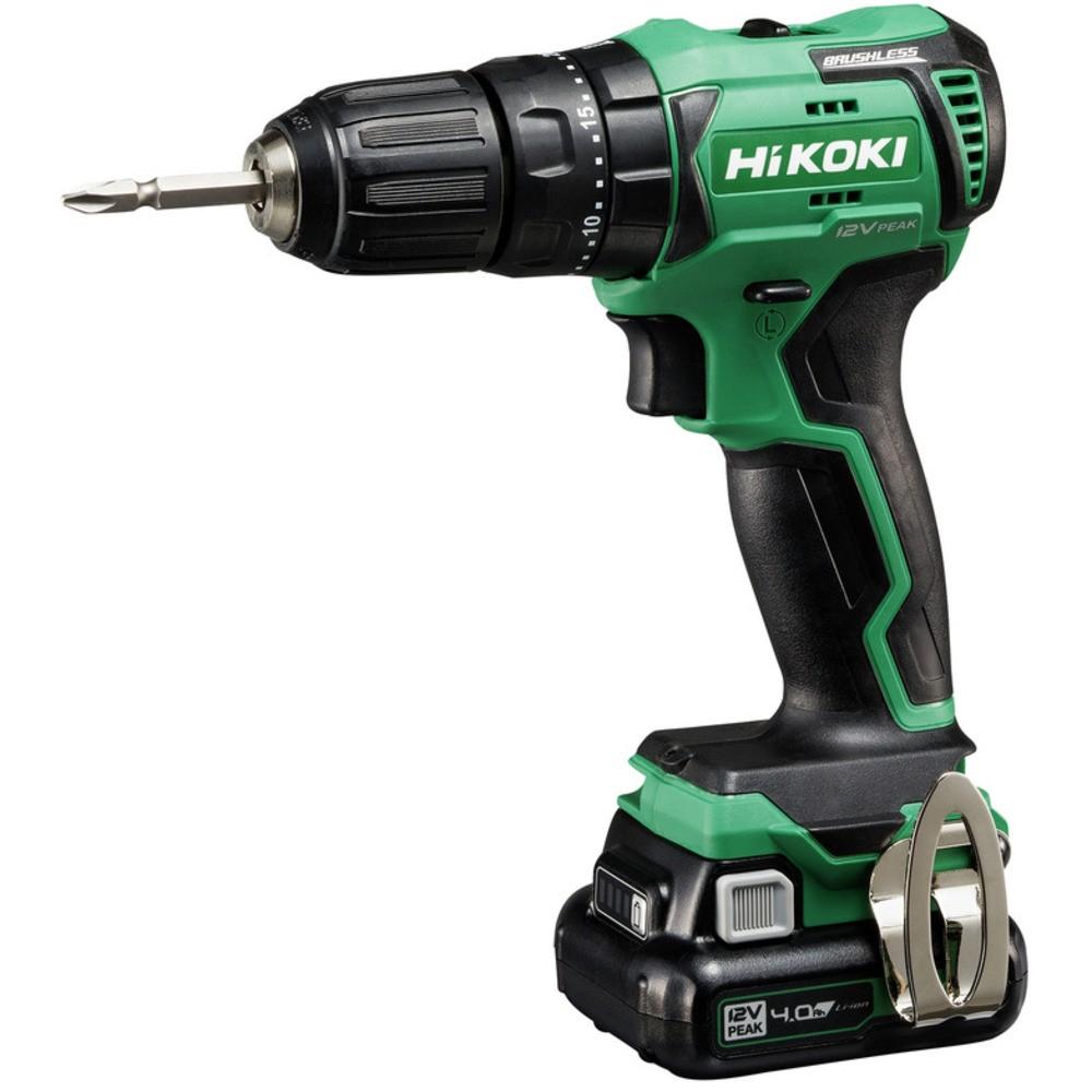 【製造業者直送T】 ＨｉＫＯＫＩ １０．８Ｖ コードレス振りまわす１番ウッドせん孔機 ４．０Ａｈ DV12DD-2LS