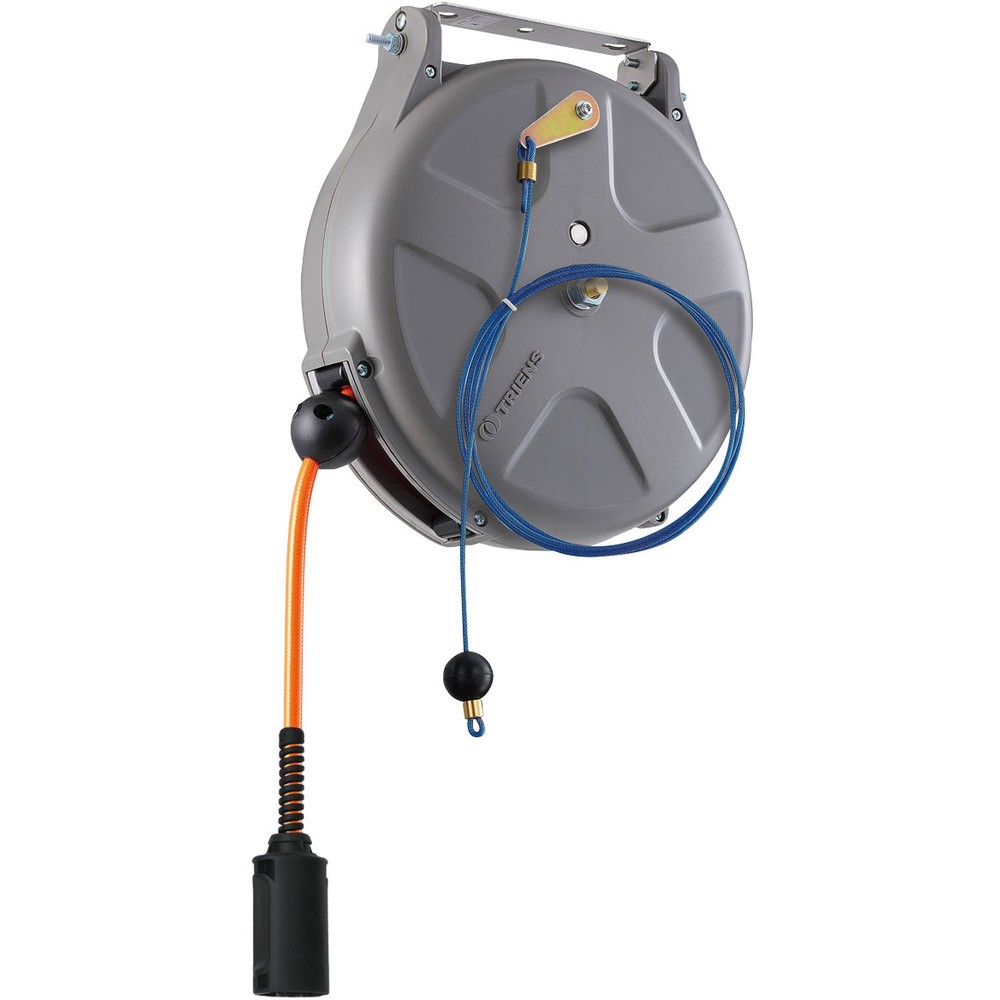【製造会社直送T】 ＴＲＩＥＮＳ エアーホースリール 口径６．５粍×１０ｍ 打ちきり式 SHS-210FA