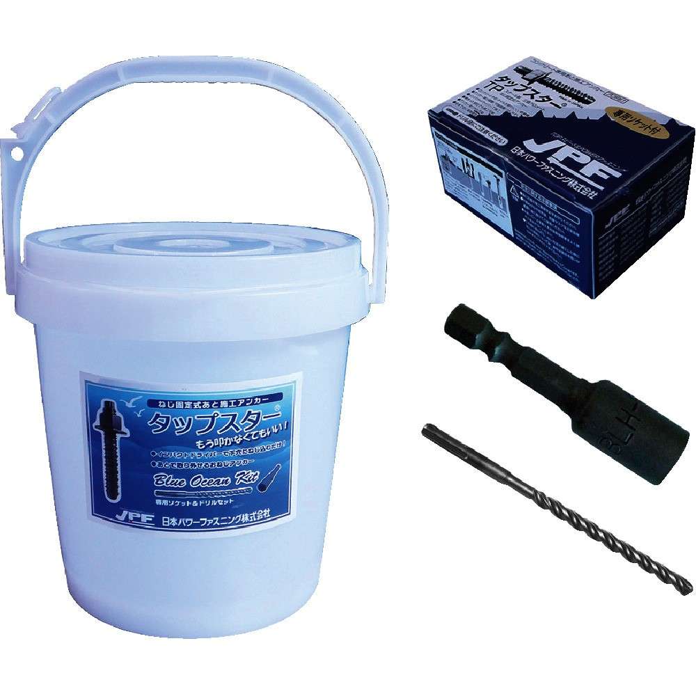 【製造会社直送T】 ＪＰＦ 鉄 タップスターバケツキット ＴＰ１０Ｘ６０ＢＫ TP1060BK