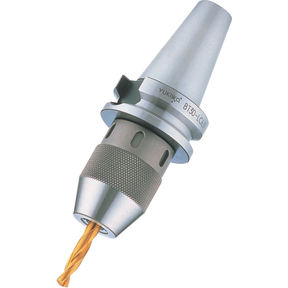 【製造業者直送T】 ユキワ キーレスチャック つかみ電気容量（ｍｍ）０．５～１３．０ BT30-LC13F-90