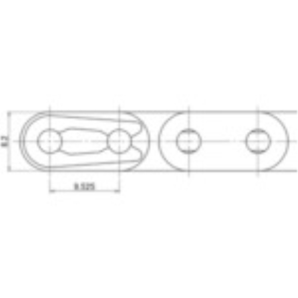 【製造会社直送T】 椿本チエイン ＲＳ巻きチェーン店 ＢＳ／ＤＩＮ標準尺度 RF06B-1-RP-U