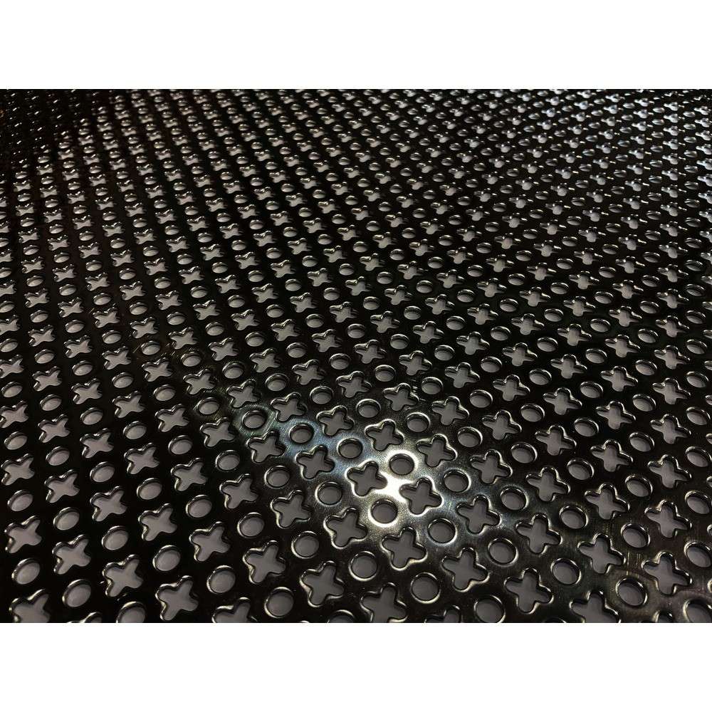 【製造会社直送T】 ＴＲＵＳＣＯ ステンレスパンチングメタル１ｔ 〇＋ ４５０Ｘ４５０ 304BA1-450X450