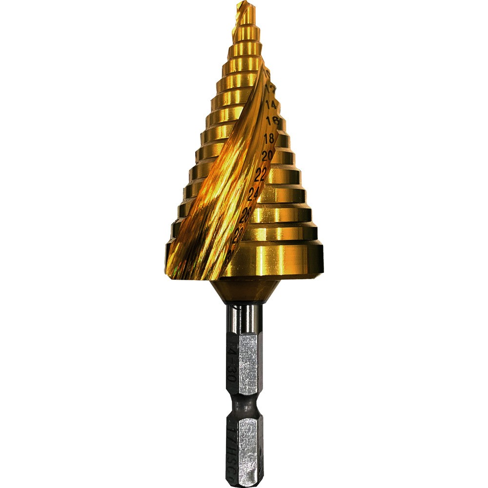 【製造業者直送T】 ＢＩＣ ＴＯＯＬ 月明かり足取りせん孔機 青緑色 六角軸 ４－３０ＭＭ １４段 GKSTP4-30