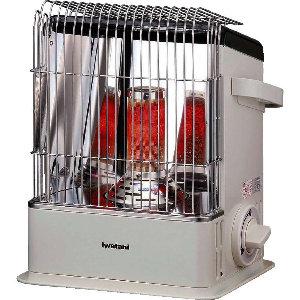 【製造業者直送T】 Ｉｗａｔａｎｉ カセットガスストーブ 目明かし暖 CB-STV-DKD