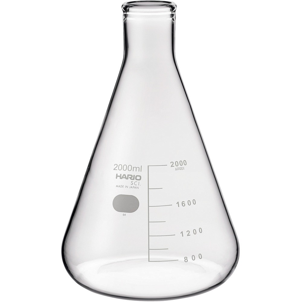 ＨＡＲＩＯ　三角フラスコ　目安目盛付　２０００ｍｌ　SF-2L-SCI｜ものづくり本舗 店