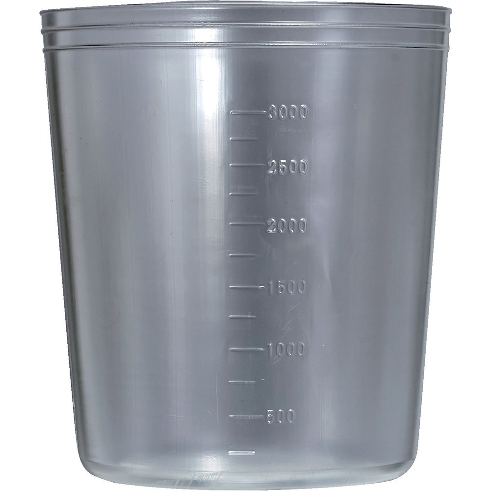 【製造業者直送T】 ＴＲＵＳＣＯ ディスポカップ ＰＰ製 ３Ｌ １箱（６０個） DC-3000L