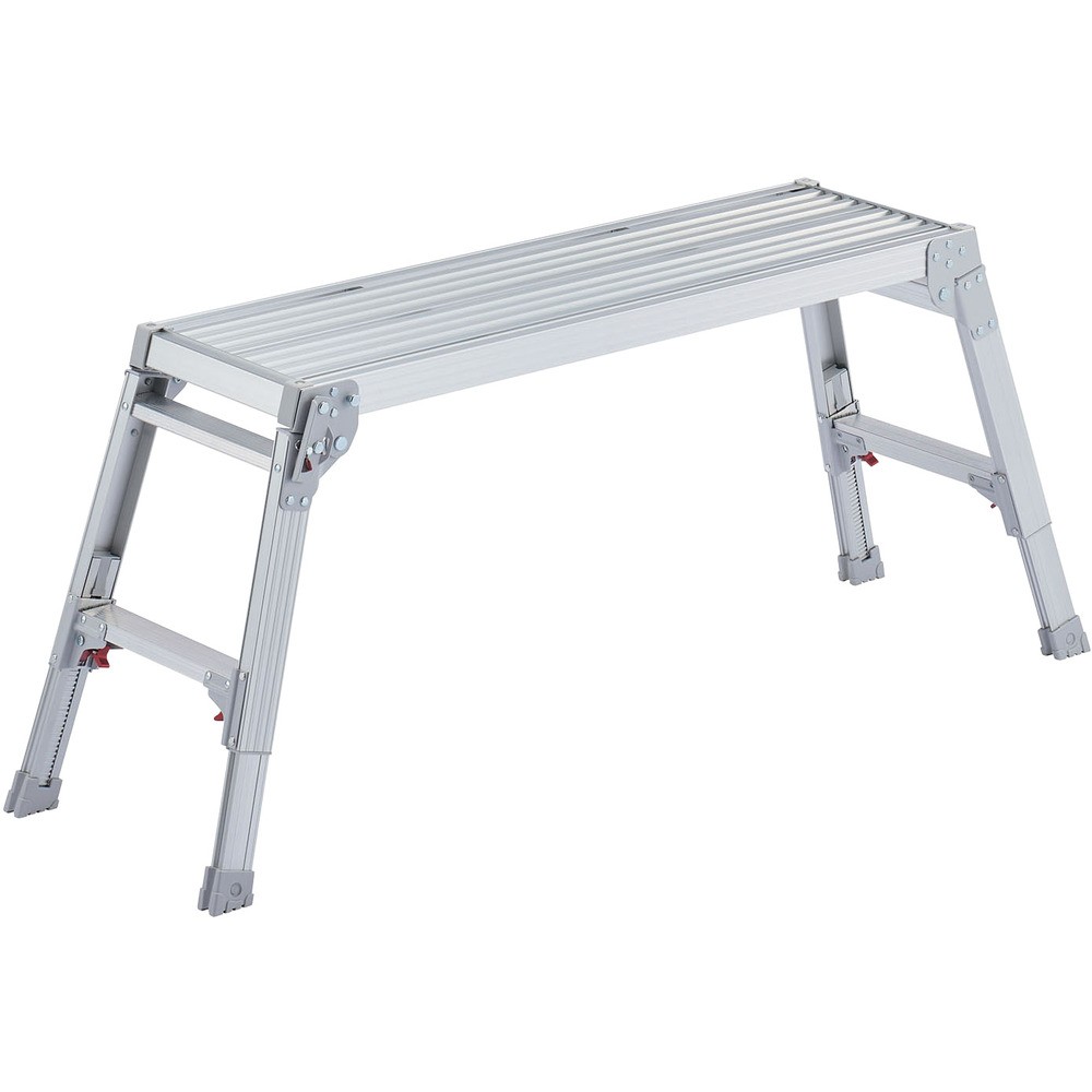 【製造会社直送T】 ハセガワ 軽銀製脚部伸縮式足がかり台 ４３～５５ｃｍ（１７６７８） DRS-1055C