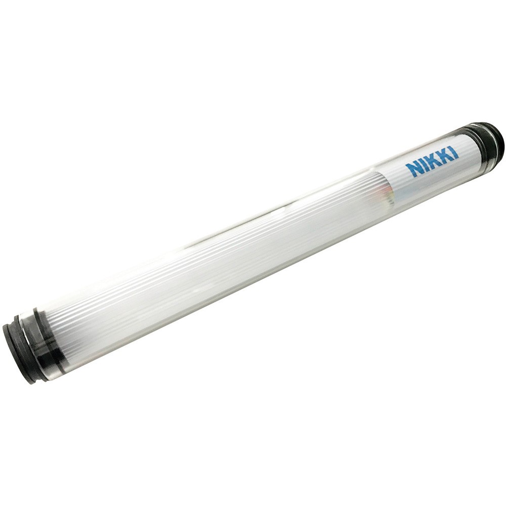【製造会社直送T】 ＮＩＫＫＩ 筒形雨合羽ＬＥＤ照明装置 コロンビア特別区２４Ｖ（３ｍ吊りひも付き添い人） NLL3-18CG-DC