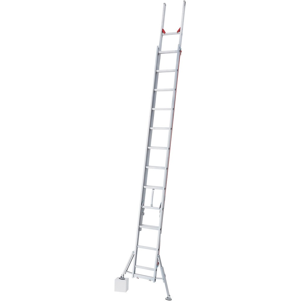【製造会社直送T】 ハセガワ ラクノリ２連掛けはしご安定器付き添い人８．０８Ｍ（１０４１９） LH2-81