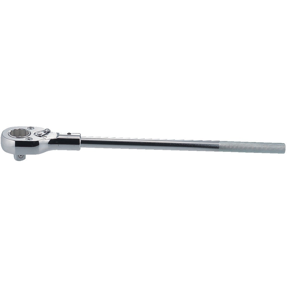 【製造会社直送T】 ミトロイ ３／４ ラチェットハンドル （牡） ５００粍 6RH500