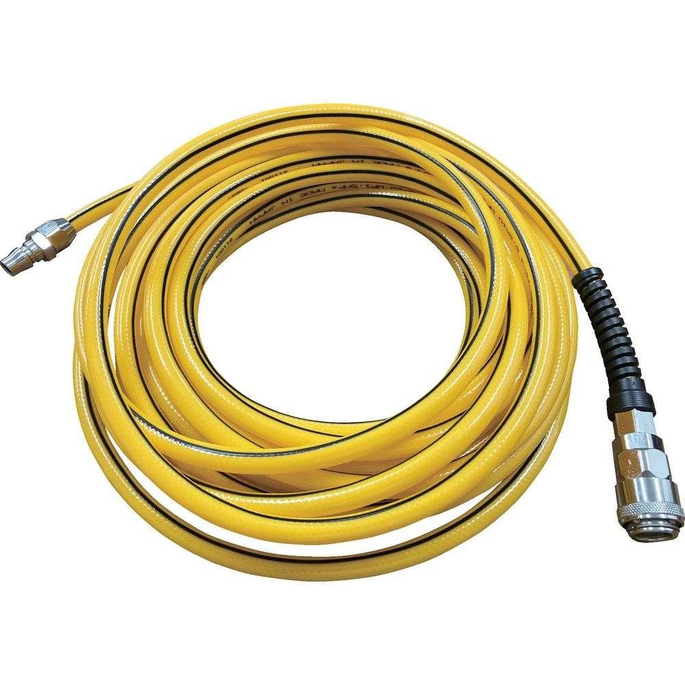 【製造会社直送T】 ＴＲＵＳＣＯ スパークガードホース ８．５Ｘ１０ｍ カプラ付き添い人 TSGH8510
