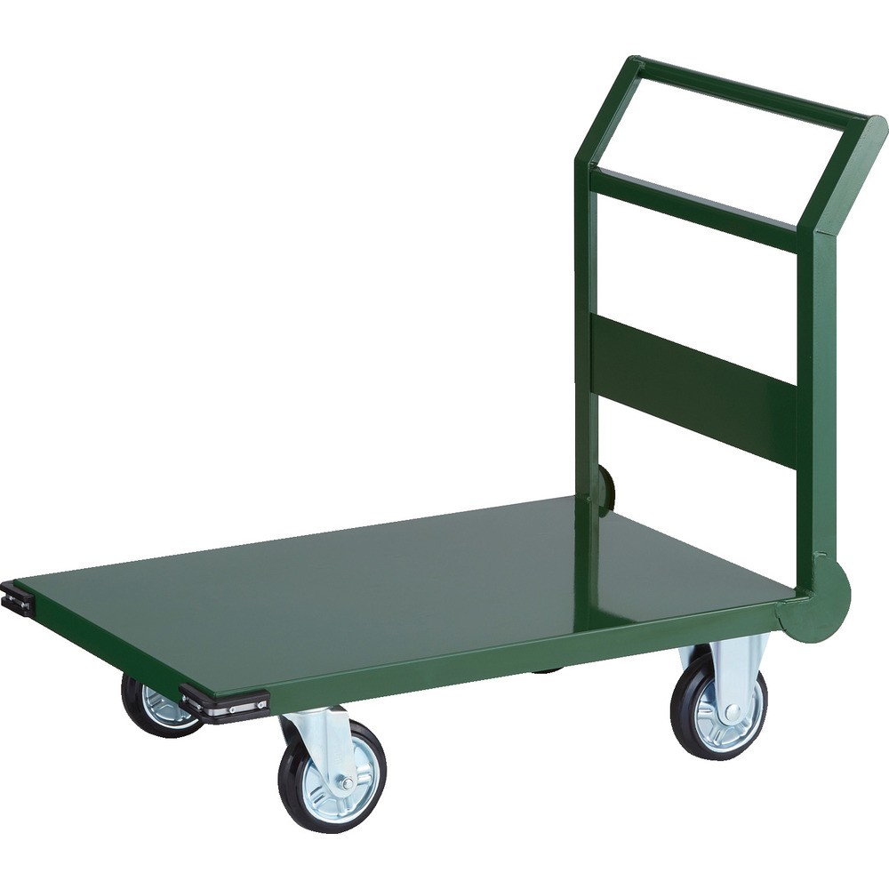 【製造業者直送T】 ＴＲＵＳＣＯ 鋼材製持ちはこぶ車 ９００Ｘ６００ Φ１５０押し付ける車 SH-2N GN