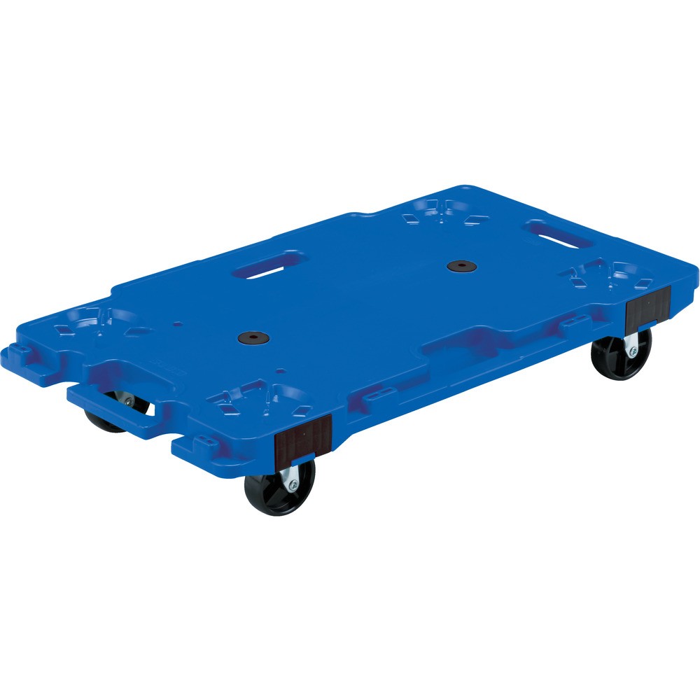【製造業者直送T】 サンコー 脂製平台車 ８０２４６２ サンキャリー６８３９ 青み SK-6839-BL