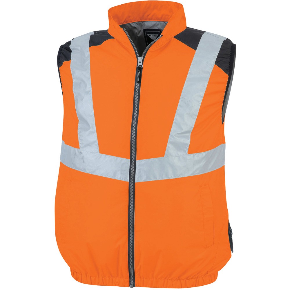 【製造会社直送T】 ＸＥＢＥＣ 冷房装置服より良いＸＥ９８０２５－８２－５Ｌ オレンジ色 XE98025-82-5L
