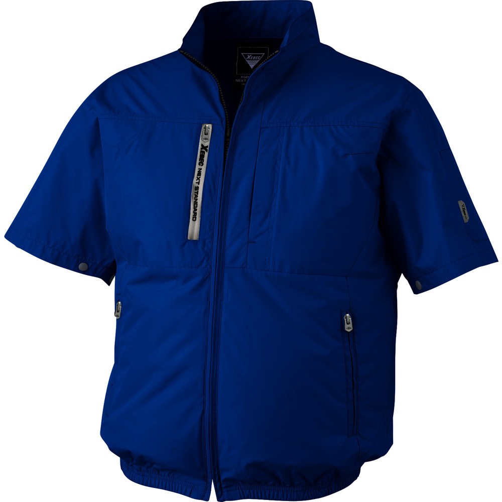 【製造会社直送T】 ＸＥＢＥＣ 冷房装置服半袖上衣ＸＥ９８０３４－４０－ＬＬ 青碧 XE98034-40-LL