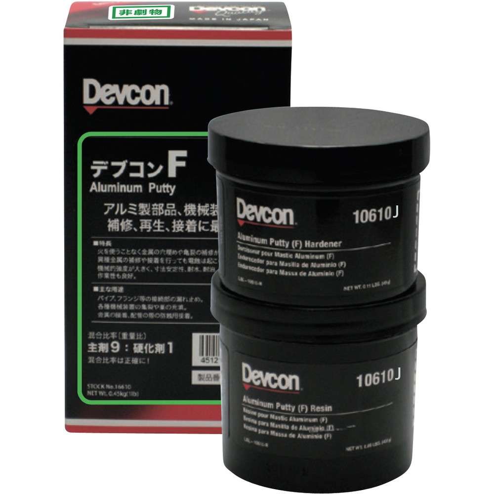 【製造業者直送T】 ＤＥＶＣＯＮ Ｆ パティー状取りつくろう剤（軽銀紛入り） ４５０ｇ DV10610J
